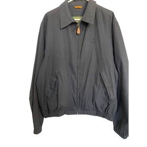 Timberland WeatherGear Black Jacket Coat Men's Outdoors Full Zipper Pockets Sz L